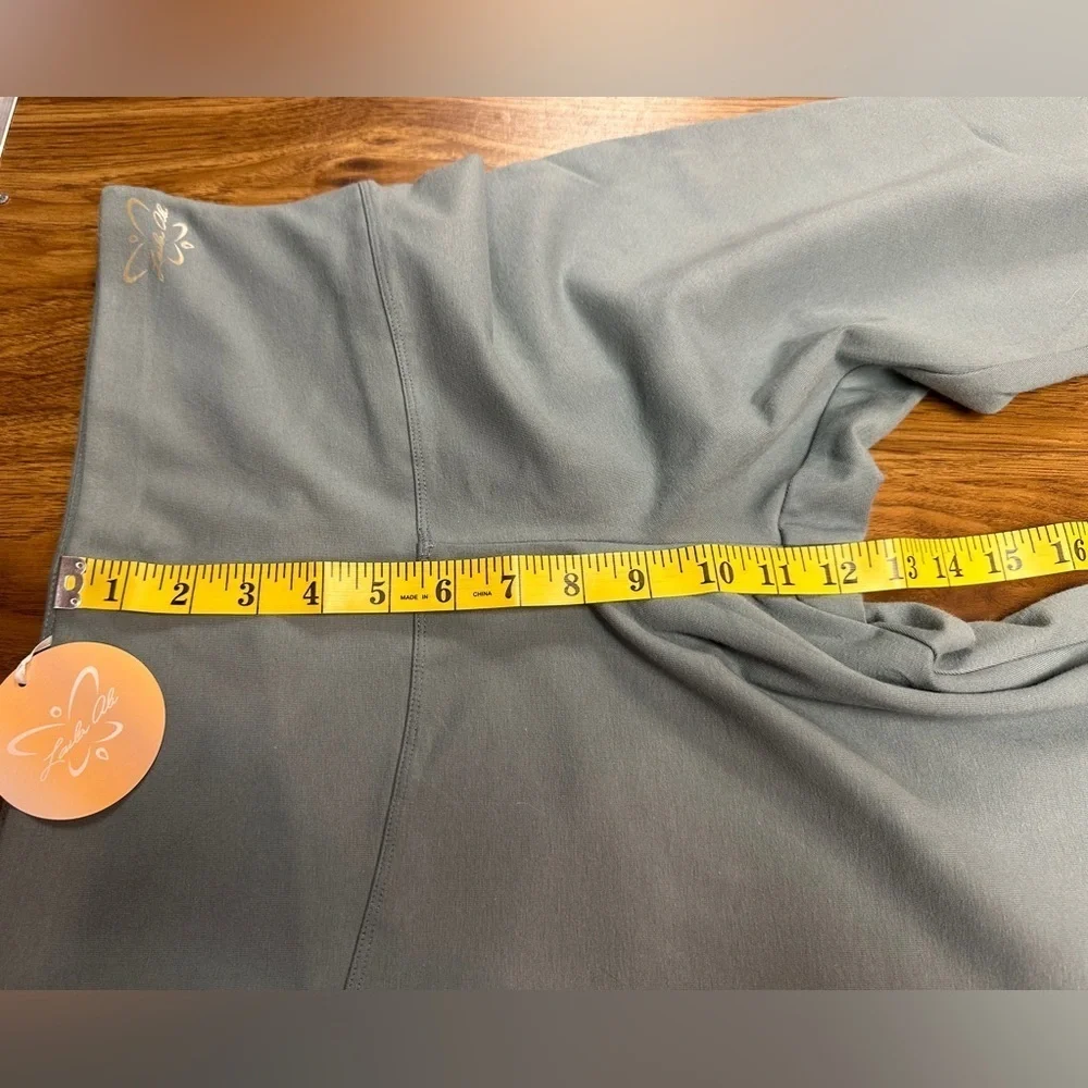 Laila Ali NWT Sculpted Slim Leg High Waist Leggings Green Women’s Size Large - Picture 8 of 11